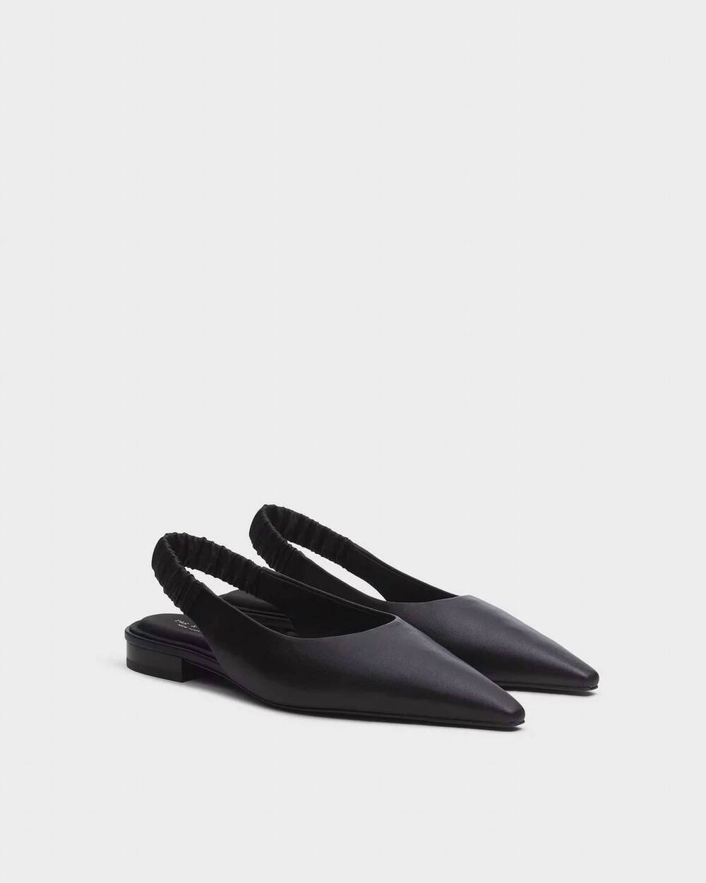 NEW RAG & BONE women's mercer slingback flat in black